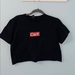 Playboi Carti cropped tshirt